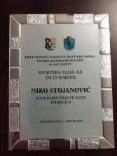 Niko Stojanović sportska nada Zagrebačke županije 2